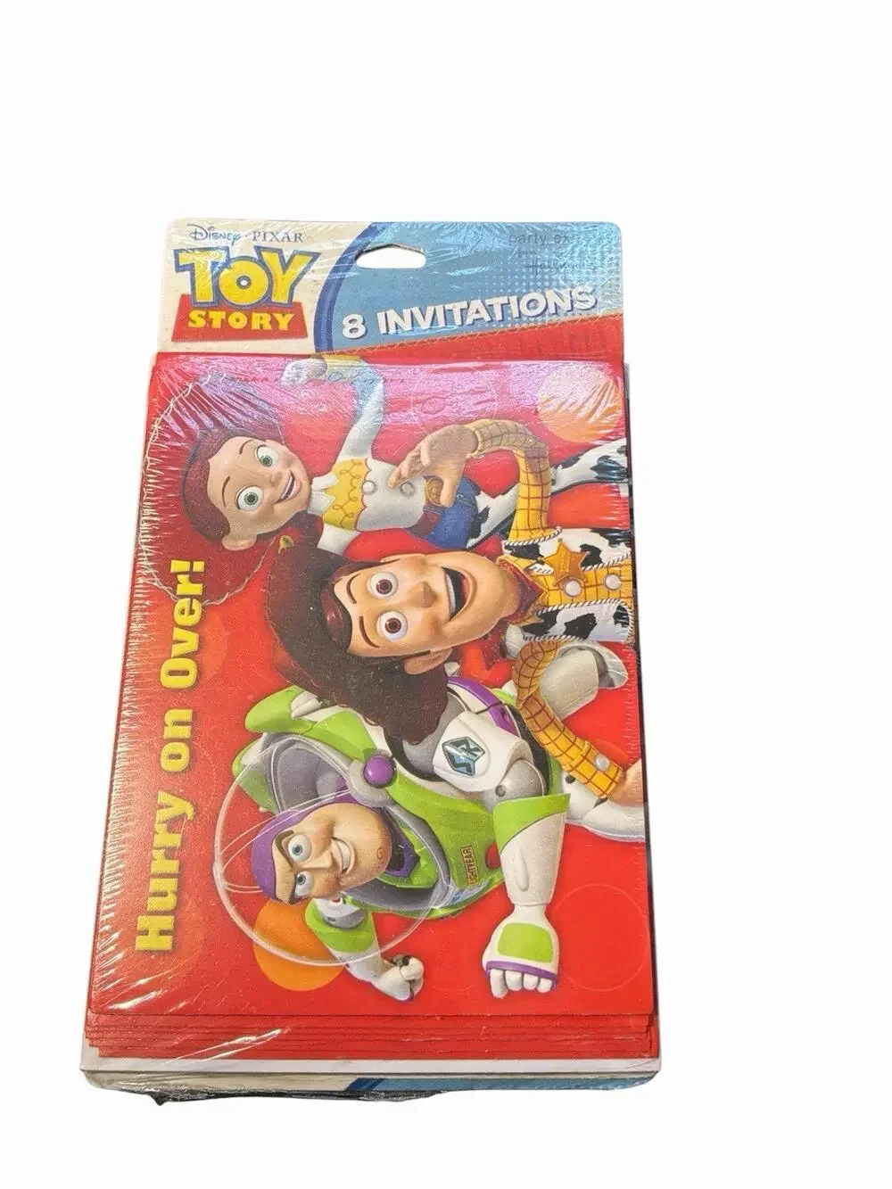 VINTAGE Disney Pixar Party Invitations Card Hallmark Party Supplies TOY STORY